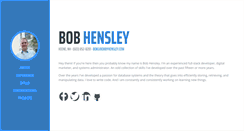 Desktop Screenshot of bobbyhensley.com