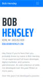 Mobile Screenshot of bobbyhensley.com